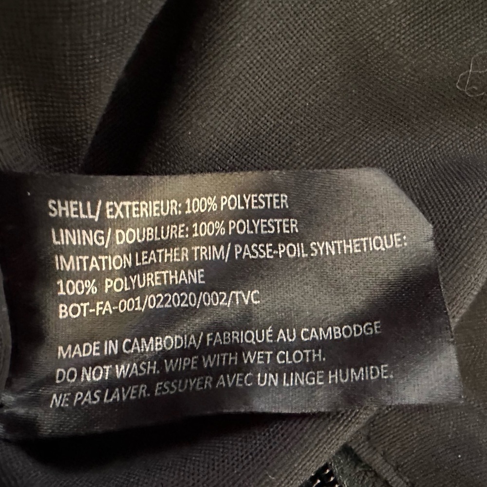 Botkier Basic Zipper Tote For Light Use Black Wit… - image 7